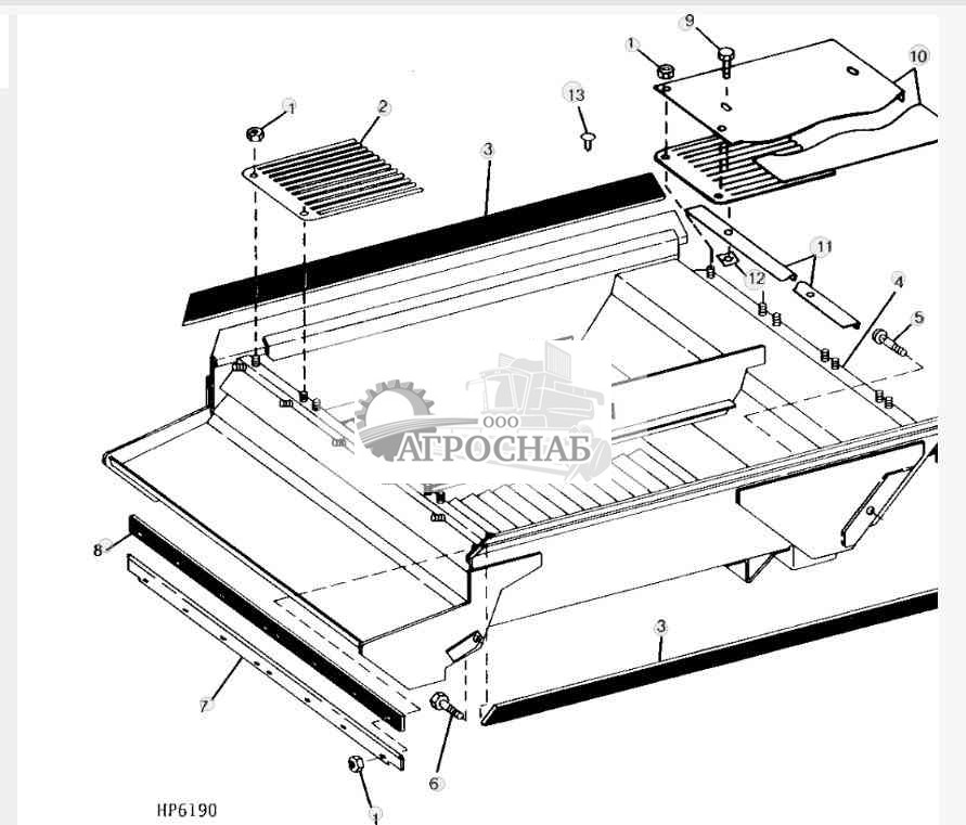 PRECLEANER CHAFFER FRAME 